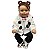 Boneca Bebe Reborn Corpo de Silicone Helena com Roupinha de Panda - 55cm - Imagem 1