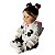 Boneca Bebe Reborn Corpo de Silicone Helena com Roupinha de Panda - 55cm - Imagem 2