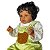 Boneco Bebe Reborn Corpo de tecido Enzo Roupinha de Urso- 48cm - Imagem 2