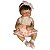 Boneca Bebe Reborn Corpo de Silicone Any Roupinha Rosa - 55cm - Imagem 1