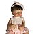 Boneca Bebe Reborn Corpo de Silicone Any Roupinha Rosa - 55cm - Imagem 5
