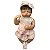 Boneca Bebe Reborn Corpo de Silicone Any Roupinha Rosa - 55cm - Imagem 3