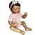 Boneca Bebe Reborn Corpo de Silicone Any Roupa Rosa - 55cm - Imagem 3