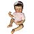Boneca Bebe Reborn Corpo de Silicone Any Roupa Rosa - 55cm - Imagem 1