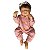 Boneca Bebe Reborn Carol Corpo de Silicone Roupinha de Frio Rosa - 48cm - Imagem 4