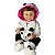 Boneca Bebe Reborn Corpo de Silicone Luana Panda - 48cm - Imagem 1