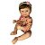 Boneca Bebe Reborn Corpo de Silicone Luana com Body Florido- 48cm - Imagem 1