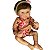 Boneca Bebe Reborn Corpo de Silicone Luana com Body Florido- 48cm - Imagem 3