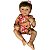 Boneca Bebe Reborn Corpo de Silicone Luana com Body Florido- 48cm - Imagem 4