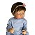 Boneca Bebe Reborn Corpo de Silicone Any Roupa de Frio Azul - 55cm - Imagem 3