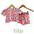Conjunto Floral Rosa - Imagem 1