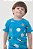 Camiseta azul médio Planetas - Imagem 1
