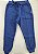 Calça Jogger - moletom na cor azul bic (escolar) - Imagem 1