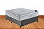 Colchão New Freedom+ Base Box Casal Suede Cinza - Imagem 1