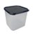 Modular Quadrado Tupperware nº 3 4 litros tampa Preta - Imagem 2