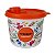 Tupper Redondinha Farinha com Bico Dosador Floral 500ml Tupperware - Imagem 1