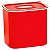 Baseline Retangular 2,1 litros Vermelha Tupperware - Imagem 1