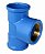 Te Soldavel Azul Bucha Latao PVC - 20mm X 1/2 - Imagem 1
