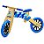 Bicicleta de Equilíbrio 2 em 1 Z1quinha Azul Madeira de Brincar - Imagem 2