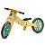 Bicicleta de Equilíbrio 2 em 1 Z1quinha Dino Turquesa Madeira de Brincar - Imagem 1