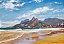 Pintura em guache Praia do Arpoador - Imagem 1