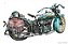 Pintura em aquarela Harley-Davidson - Imagem 1