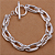 Pulseira Bracelete de Corrente unissex | Prata - Imagem 2