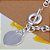 Pulseira Bracelete Corrente de Elos Unissex | Prata - Imagem 2