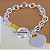 Pulseira Bracelete Corrente de Elos Unissex | Prata - Imagem 1