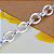 Pulseira Bracelete Corrente de Elos Unissex | Prata - Imagem 3