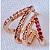 Brinco Ear Cuff Cravejado Zircônias - Imagem 2