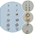 Kit Brincos Modelos Variados Zircônias - Imagem 1