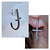 Brinco Ear Hook Cruz - Imagem 3