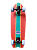 Skate simulador de surf fish vermelho rodas Face Skate 70mm 86A ou 83A - Imagem 1