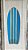 Shape Surfskate Fish Personalizado azul - Lelo Skateboards - Imagem 1