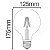 Lâmpada Vintage Filamento Globo G125 LED 4w 2400k Bivolt LLFG125204B - Imagem 3