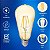 Lâmpada Vintage Filamento Pera ST64 LED 4w 2400k Bivolt LLFP204B - Imagem 4