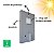 Luminária LED Pública Solar 50w Compacta Com Sensor de Presença Chip Philips 71256 - Imagem 2