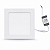 Painel LED Embutir Quadrado 12w 6500k Bivolt CLX-SE421265 - Imagem 1