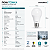 Lâmpada LED Bulbo 12w 6500k Bivolt Cristallux CLX-A60331265 - Imagem 9