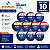 Kit 10 - Fita Isolante PVC Anti Chama Auto Extinguivel 10 Metros FI0105 - Imagem 2