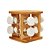 Porta Temperos em Bambu TYFT  com 8 potes - YOI - Imagem 2