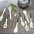 Kit de Utensílios em Bambu Com Cabo Preto 4 Peças - YOI - Imagem 1