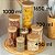 Pote hermético de vidro com tampa de bambu - YOI (700 ML) - Imagem 2