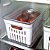 Pote Organizador Geladeira c/ Tampa e Cesto 5L Clear Fresh - OU - Imagem 6