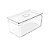 Pote Organizador Geladeira c/ Tampa e Bandeja 5L Clear Fresh - OU - Imagem 6