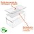 Pote Organizador Geladeira c/ Tampa e Bandeja 5L Clear Fresh - OU - Imagem 8