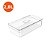 Pote Organizador Geladeira c/ Tampa e Bandeja 2,8L Clear Fresh - OU - Imagem 4