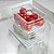 Pote Organizador Geladeira c/ Tampa e Bandeja 2,2L Clear Fresh - OU - Imagem 2
