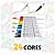 CANETA PONTA DUPLA BRUSH COM 24 CORES - Imagem 2